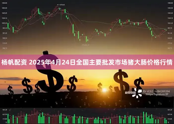 杨帆配资 2025年4月24日全国主要批发市场猪大肠价格行情